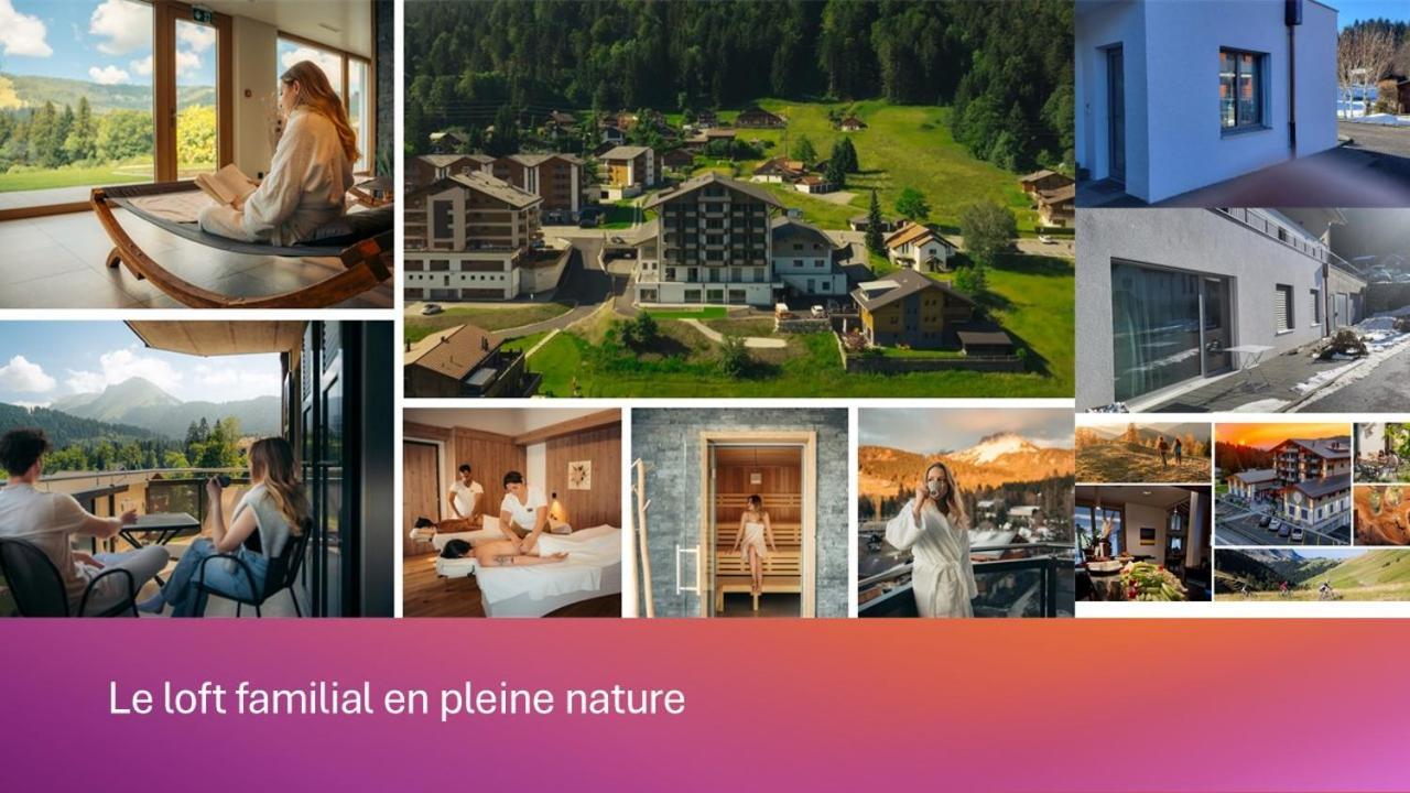 Boutique Hotel Corbetta - Spa 60M2 - La Montagne A 5 Minutes De L'Autoroute A12 Aux Paccots Sur Montreux - Nouveau Loft Familial - Profitez Du Lac Leman Et Des Montagnes En Meme Temps Les Paccots エクステリア 写真